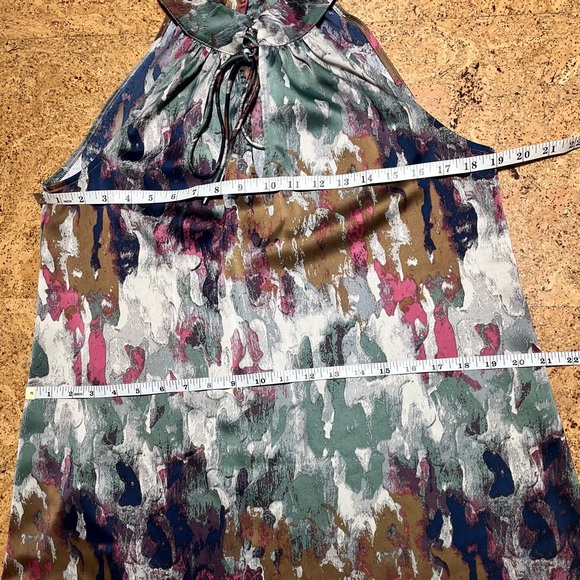 Haute Hippie Tribe Tie Keyhole Multicolored Blouse In Sz S - Picture 11 of 12